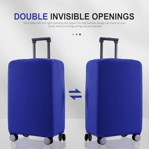 Travel Luggage Cover Protector Scratch (Blue / 22-23inch)