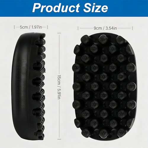 Rubber Curling Brush for Afro Hair (Large)