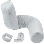 Twist Memory Foam Travel Pillow (Gray / Standard (26"))
