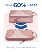 Compression Packing Cubes (Dark Pink)