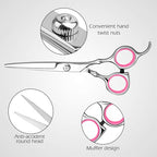 Professional Home Hair Cutting Kit (Pink)