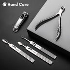 Stainless Steel Manicure Set 11 (Brown)