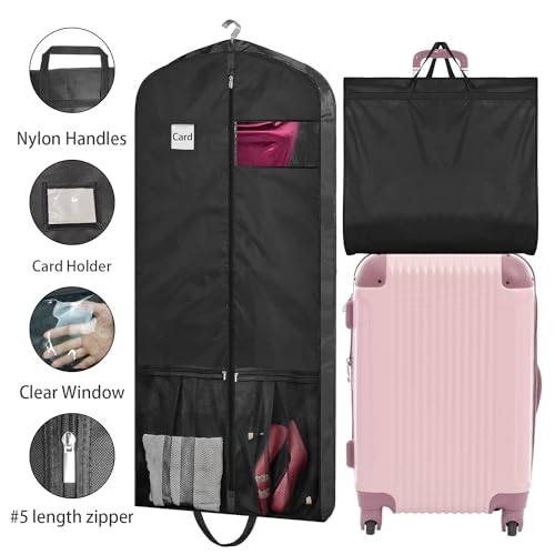 54" Garment Bags for Travel (54 inches x 4 inches - 2 Pack)
