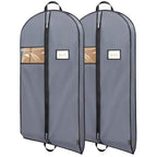 2PK Garment Bags for Hanging Clothes (Grey / 43" 2PK)