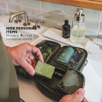 Toiletry Bag Travel Toiletry Bag For Men and Women (Small / Navy)