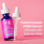 PDRN Serum Salmon DNA Vitamin C Face Serum Korean Skin Care (1 Fl Oz (Pack of 1))