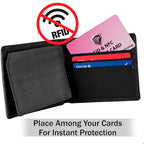 2 Pack RFID Blocking Card for Credit Debit ID Card (Pink)