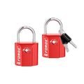 1''x1'' TSA Approved Luggage Locks (Red 2 Pack)