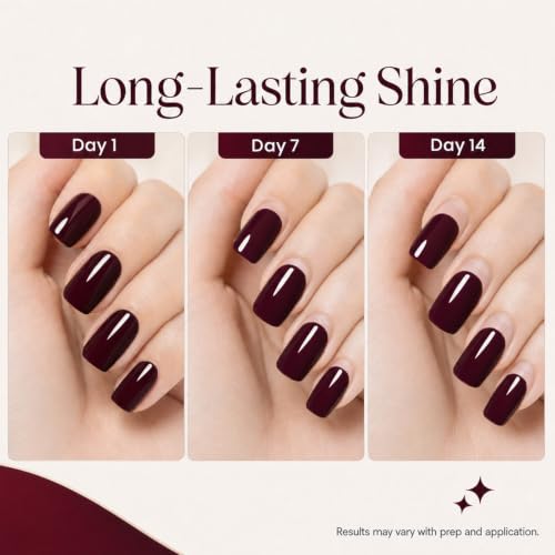 Beetles Red Gel Polish (C - Creme Red | Merlot Wine)