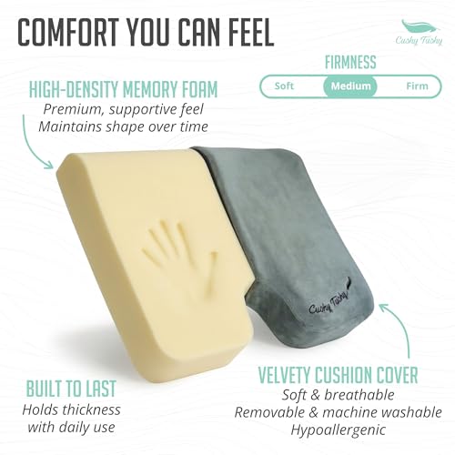 Premium Foldable Wheelchair Cushion (Grey / Wheelchair)