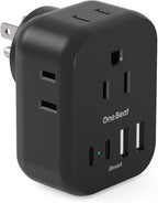 Travel Cruise Ship Essentials, Travel Plug Adapter by OneBeat