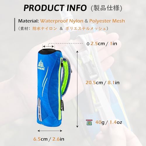 Handheld Water Bottle Bag for Running (A-Black Handheld Bag)