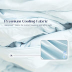 Outlast® Deepsleep Cooling Comforter (Dream Blue With Navy Trim / Classic 90"x90")