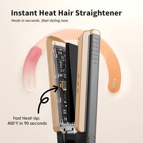 Hair Straightener Flat Iron (Black)