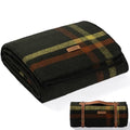 100% Wool Blanket (Chic Verde / Medium)
