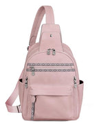 Large Sling Bag for Women (Pink Retro Style)