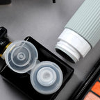 Travel Bottles for Toiletries (2 Ounces / Grey)