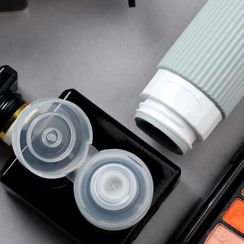 Travel Bottles for Toiletries (2 Ounces / Grey)