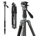 59" Carbon Fiber Travel Tripod (Black / 62" Video (Carbon Fiber))