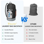 120L Laundry Bag Backpack (120L / Black)
