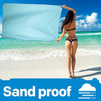 2 Pack Microfiber Travel Towel (Mint / M: 40" x 20"+24" x 12")