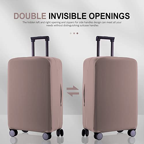 Travel Luggage Cover Suitcase Protector Scratch (Khaki / 22-23inch)
