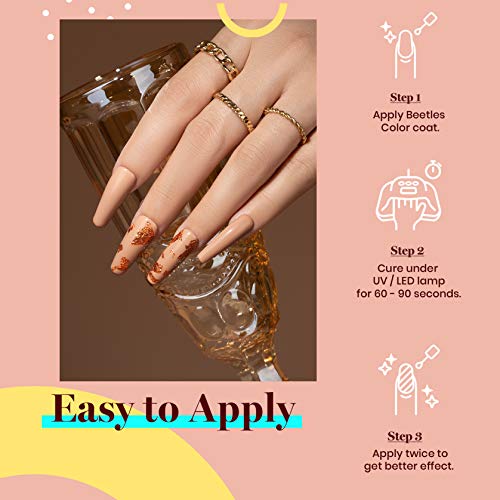 Beetles Beige Gel Nail Polish (I - Creme Brown | Kim Nude)