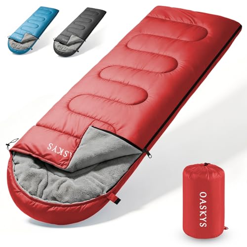 Camping Sleeping Bag (Red 5.1lb)