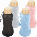 Collapsible Water Bottles 4 Pack (Purple And Blue)