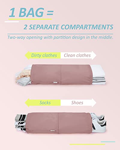 4 Set Compression Packing Cubes for Travel (Brier Rose-4 PCS / Set of 4)