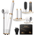 5 in 1 Hair Dryer Brush Set (White Gold)