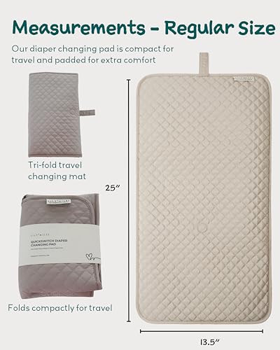 Diaper Changing Pad Portable (Soft Sand / Regular)