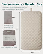 Diaper Changing Pad Portable (Soft Sand / Regular)