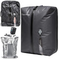 Black Voyage Reusable Vacuum Compression Travel Bag for Carry