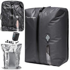 Black Voyage Reusable Vacuum Compression Travel Bag for Carry