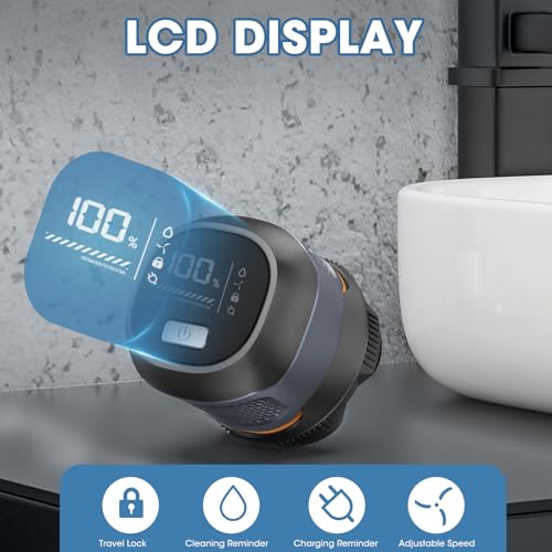 6D Electric Head Shaver for Men (Grayish Blue)
