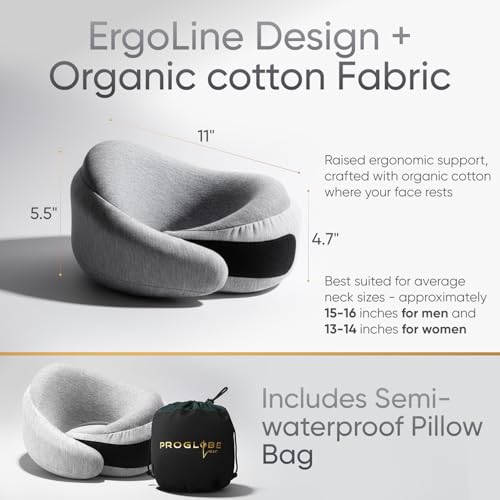 Luxe Memory Foam Travel Pillow