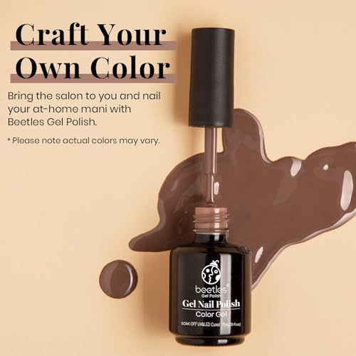 Beetles Brown Gel Nail Polish (I - Creme Brown | Gray Brown)