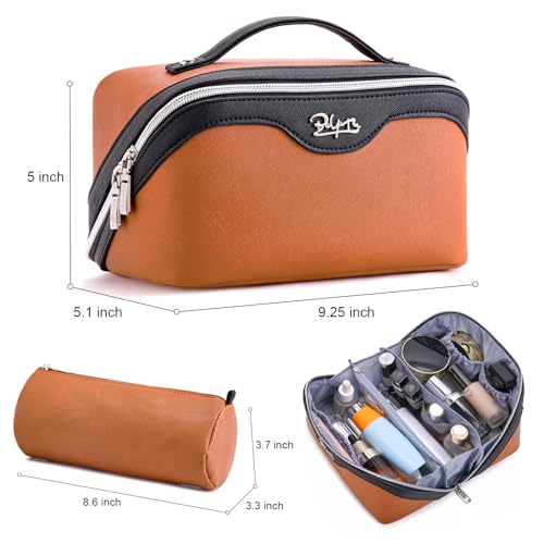 Travel Makeup Bag Organizer Cosmetic Bag (02-E-Orange)