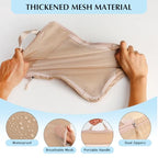 Compression Packing Cubes for Travel (Mesh/Khaki / 7 Set)
