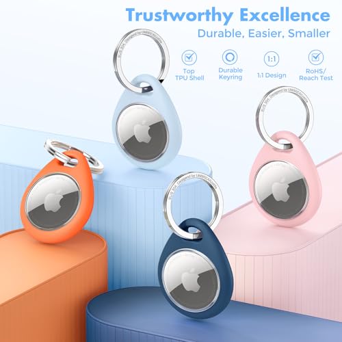 Holder for Apple AirTag (Pink&Baby Blue&Orange&Blue)