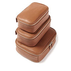 Nested Travel Organizer Trio (Cognac / All Sizes - 3 Pieces)