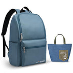 Casual Daypacks Superbreak Backpack 14 inch Laptop Backpack for Women & Men Fits Tourism Business (Steelblue)