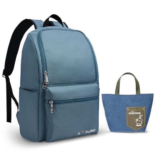 Casual Daypacks Superbreak Backpack 14 inch Laptop Backpack for Women & Men Fits Tourism Business (Steelblue)