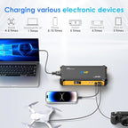 Portable Power Bank with AC Outlet (P100 Yellow)