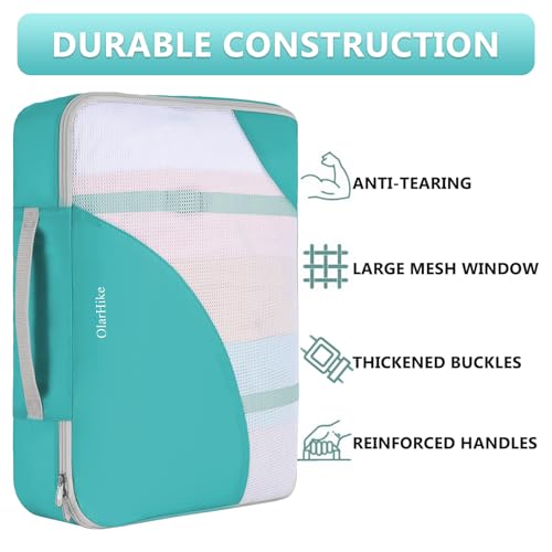 Packing Cubes for Travel (16 Turquoise)