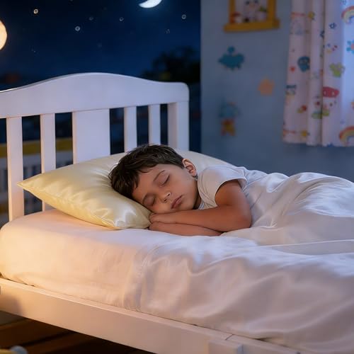 Toddler Pillows with Pillowcases Set (Ivory (Cotton) / 13x18 Inch (Pack of 2))