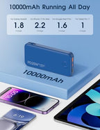 Portable Charger 10000mAh Fast Charging w (Navy)