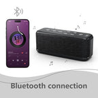 Rechargeable Sound Machine with Bluetooth Speaker (Black / Black - Bluetooth)
