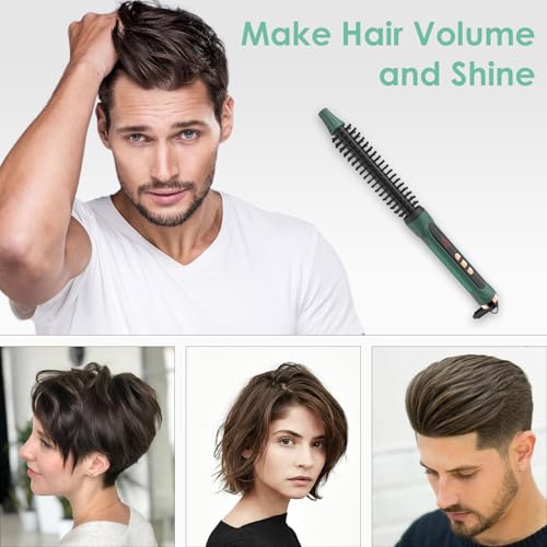 Mini Barrel Thermal Brush for Short Hair 0.35 Inch Curling Brush (0.35 Inch Barrel)